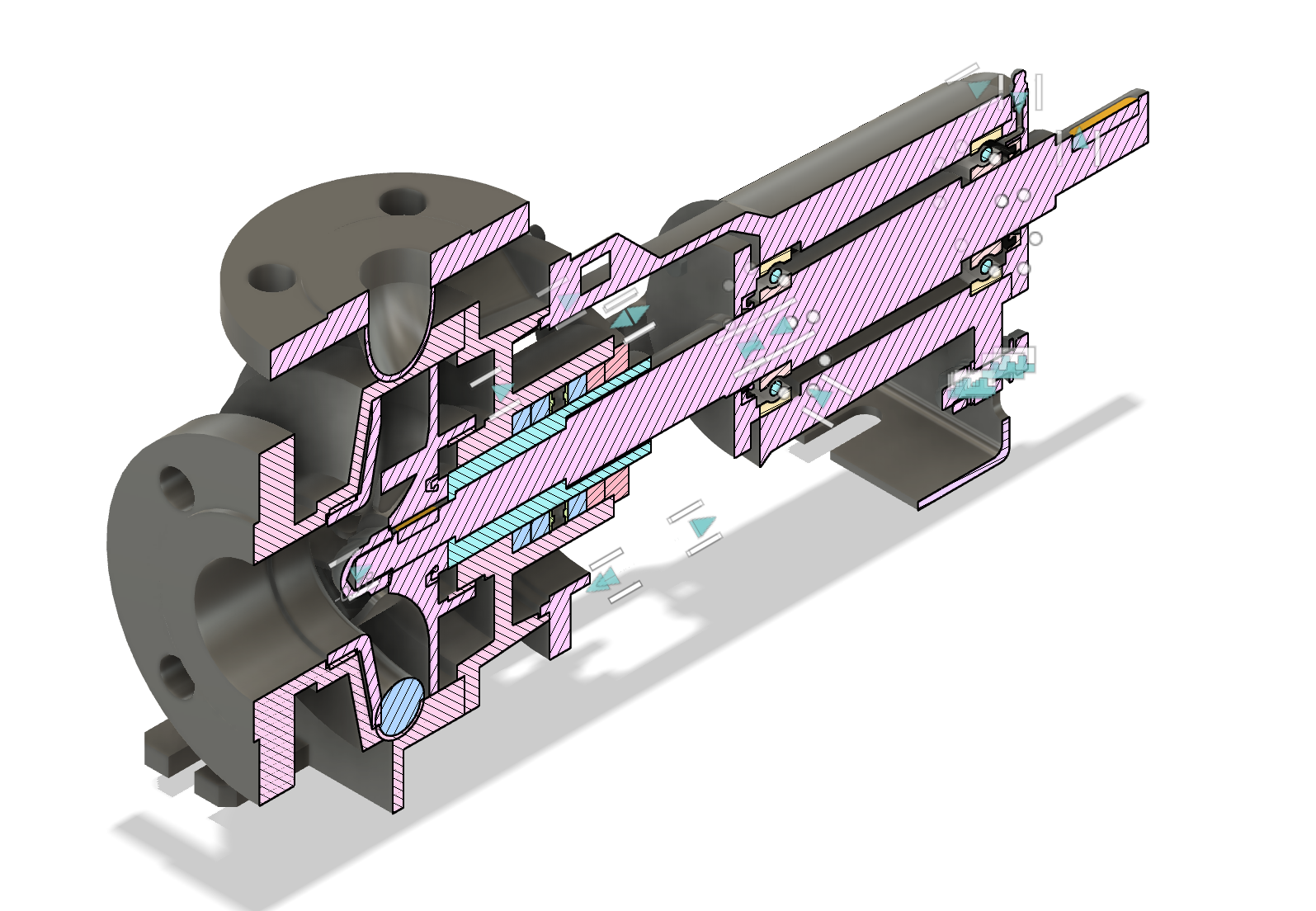 174离心泵结构3D图纸 iges格式